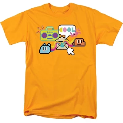 Мужская футболка Gumball Cool Oh Yeah, золотая