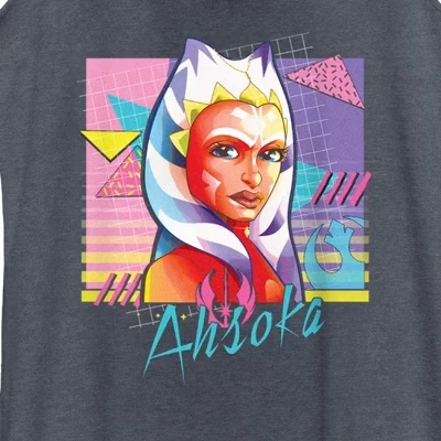Женская майка Rebel Ahsoka Racerback на бретелях темно-синего цвета из вереска