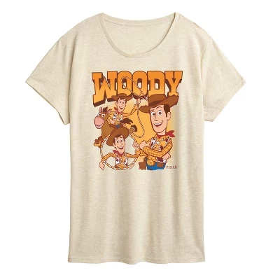 Женская футболка с коротким рукавом Woody Bootleg и графическим рисунком birch