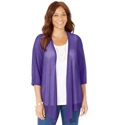 Женский кардиган Catherines Harmony Knit, фиолетовый