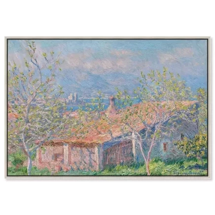 Картина Art Remedy «Дом садовника», 38×25 см, серебристая
