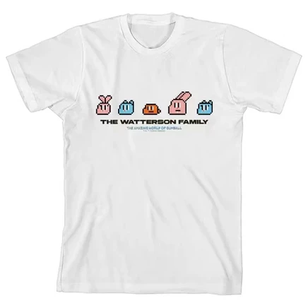 Детская футболка The Amazing World of Gumball, белая