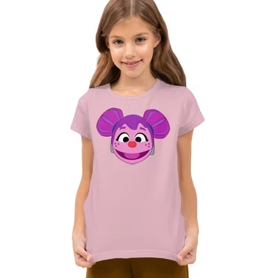 Футболка для мальчиков Sesame Street Mecha Abby, розовая