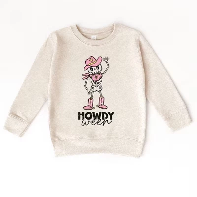 Howdyween Skeleton - Детская толстовка для малышей и детская молодежная толстовка natural (детская толстовка для малышей)