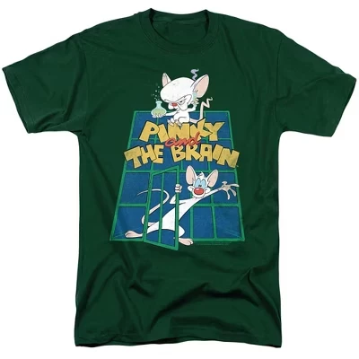 Мужская футболка Pinky and the Brain Ol Standard, зеленая