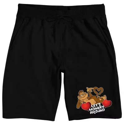 Мужские пижамные шорты Bioworld Monkey Around, черные