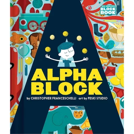 Детская картонная книжка Alphablock