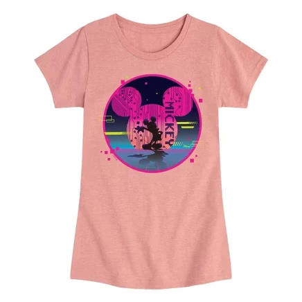 Детская футболка Disney Mickey Sphere, desert pink