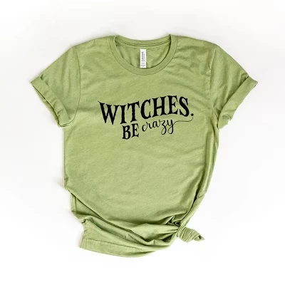 Женская футболка Simply Sage Market Witches Be Crazy, зеленая