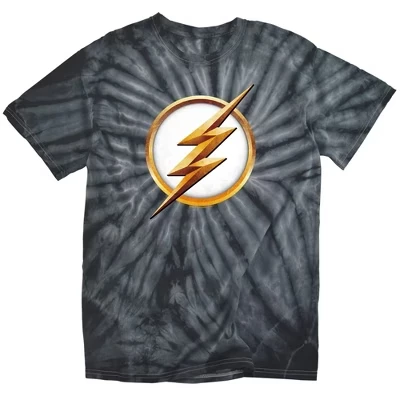 Мужская футболка Tie Dye с логотипом Flash Season 4