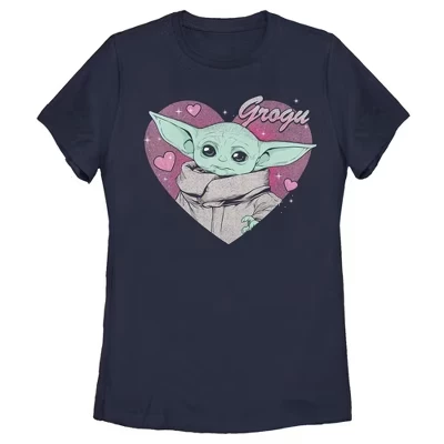 Женская футболка STAR WARS The Child, синяя