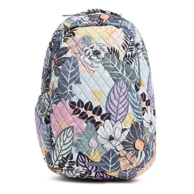 Женский аутлетный хлопковый дорожный рюкзак palm floral