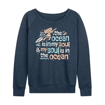 Женский лонгслив Moana Ocean In My Soul, индиго