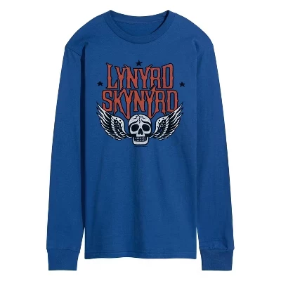 Мужской лонгслив Lynyrd Skynyrd Skull Wings, синий