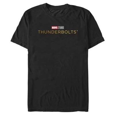 Мужская футболка Marvel Thunderbolts Classic Logo, черная