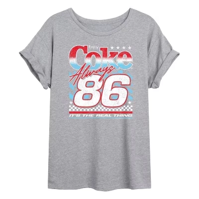 Женская футболка Coca - Cola American Racing с объемным рисунком