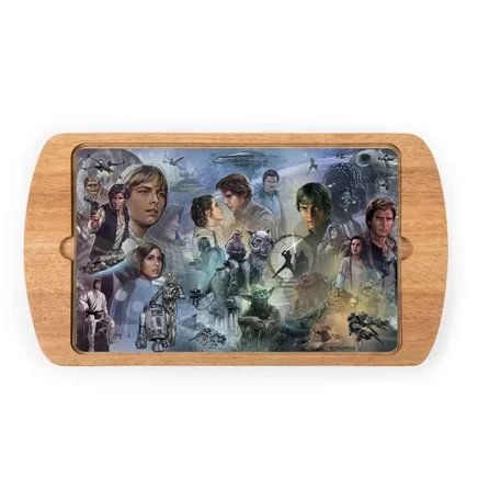 Disney Star Wars Billboard Glass Top Serving Tray