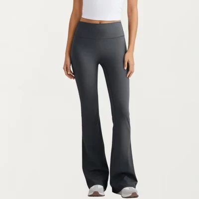 Женские леггинсы Anna-Kaci Active High Waist Flare, серые