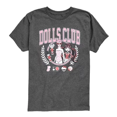 Футболка с коротким рукавом Dolls Club с графическим рисунком heather charcoal