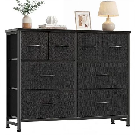 Комод JIONJOY Modern 8 ящиков, черный