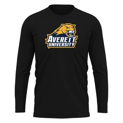 Мужской лонгслив NCAA Averett University, черный