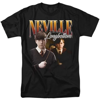 Футболка для взрослых Harry Potter Neville Longbottom Homage для взрослых Черный черный