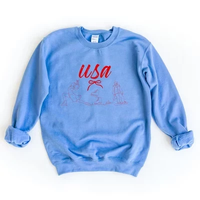 USA Winter Sports One Line - женская толстовка с графическим принтом carolina