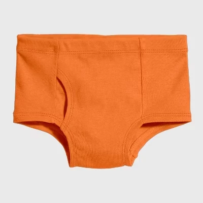 Брифы детские City Threads органический хлопок, оранжевые