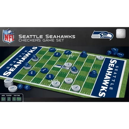 Официально лицензированная настольная игра в шашки NFL Seattle Seahawks для семей