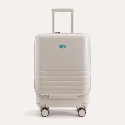 Чемодан Bagsmart Getaway, ручная кладь 20″, бежевый