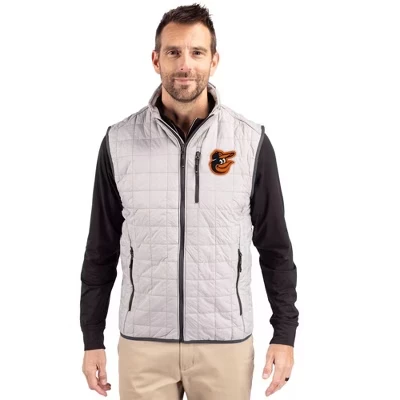 Мужской жилет Cutter & Buck Rainier, Orioles, глянцевый