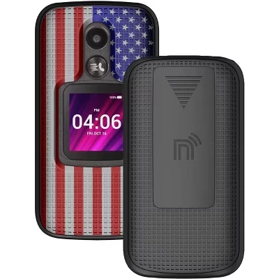 Кобура Nakedcellphone для Alcatel MyFlip A406DL, с флагом