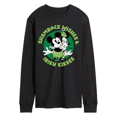 Мужская футболка Disney Shamrock Wishes, черная