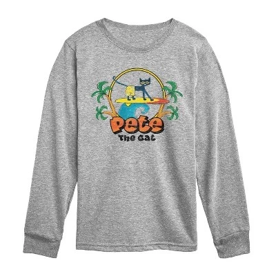 Футболка Athletic Heather с длинным рукавом и графическим принтом Ptc Retro Surf Lights Only