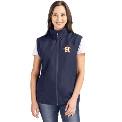Женская жилетка Cutter & Buck Charter Eco Recycled, синяя