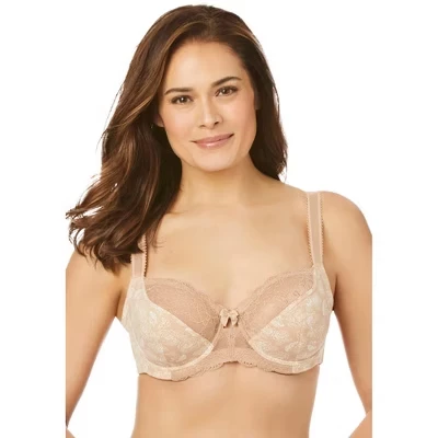 Женский бюстгальтер Amoureuse Lace-Trim, телесно-розовый