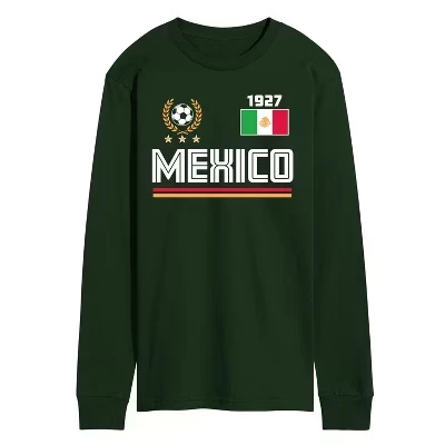 Мужской лонгслив Instant Message Mexico, зеленый