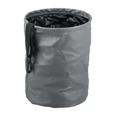 Складной контейнер для мусора в авто Unique Bargains 20×16 см, серый
