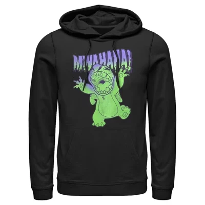 Мужская толстовка с капюшоном Mwahaha Halloween Horror Pull Over черного цвета