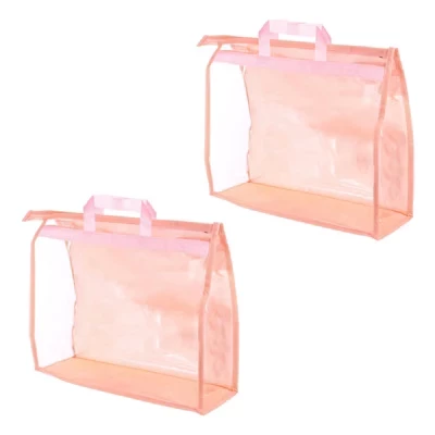 Чехлы для сумок Unique Bargains, 2 шт., розовые