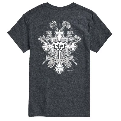 Мужская футболка Juliet Crest с коротким рукавом и графическим рисунком heather charcoal