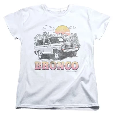 Женская футболка Bronco Sunrise белого цвета