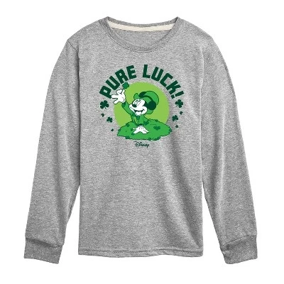 Футболка с графическим рисунком Pure Luck с длинным рукавом athletic heather