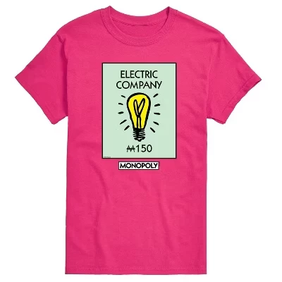 Мужская футболка с коротким рукавом и графическим рисунком Electric Company пурпурного цвета