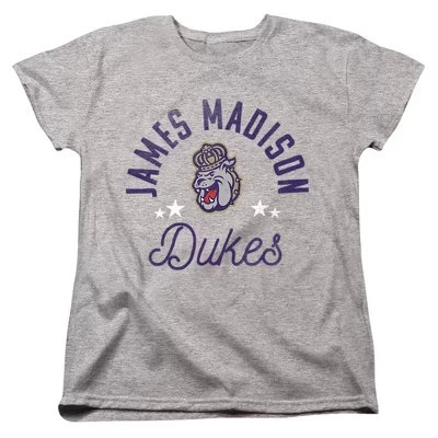 Женская футболка James Madison University Dukes athletic heather