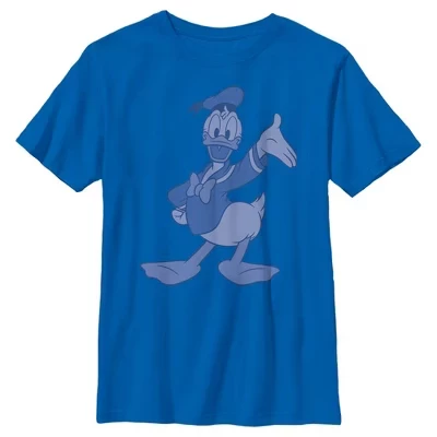 Мальчиковая футболка Mickey Mouse & Friends с Дональдом, синяя
