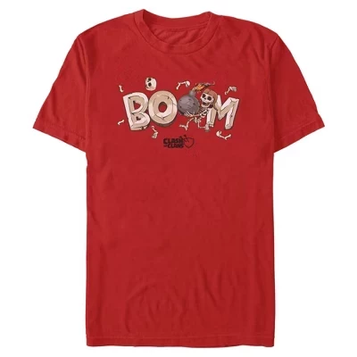 Мужская футболка Boom Skeleton красного цвета