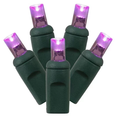 Световая гирлянда Vickerman LED 7,6 м, фиолетовая