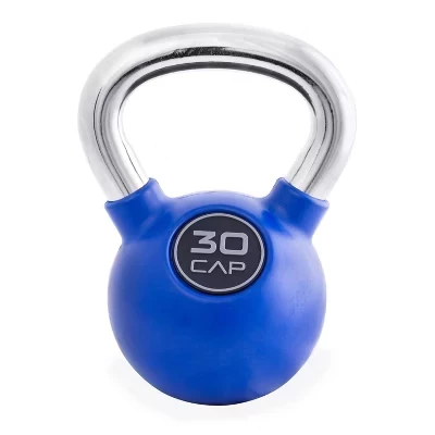 Гиря CAP с резиновым покрытием, синяя