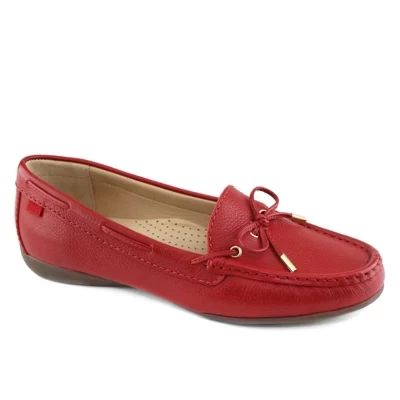 Женские кожаные лоферы Marc Joseph New York Diana, красные